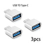 Adaptateur Mini type-c vers USB 3.0 USB-C mâle OTG A femelle, connecteur de données pour MacBook ProiPadMini 6/ProMacBookAirType CDevice