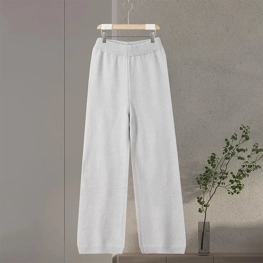 Ensemble pantalon en tricot élégant pour femmes, vestes décontractées à capuche et fermeture éclair, manches longues, pantalon de Sport Long, nouvelle collection printemps 2026