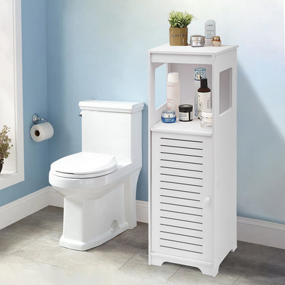 Armoire de rangement de salle de bain, étagère de placard en PVC blanc 28x25x90cm, support de rangement de mouchoirs, organisateur de meubles de salle de bains et de toilettes