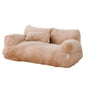 Lit de luxe pour chat, canapé chaud d'hiver, nid pour animaux de compagnie, pour petits et moyens chiens, confortable, en peluche, pour chiot, fournitures pour animaux de compagnie