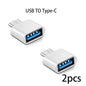 Adaptateur Mini type-c vers USB 3.0 USB-C mâle OTG A femelle, connecteur de données pour MacBook ProiPadMini 6/ProMacBookAirType CDevice