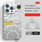 Is-landS – coque de téléphone à motif St-ones, marque cool, noire, couleur argent, pour lPhone 17 16 e 15 14 13 12 11 Pro Max Plus