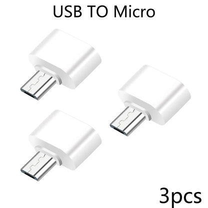 Adaptateur Mini type-c vers USB 3.0 USB-C mâle OTG A femelle, connecteur de données pour MacBook ProiPadMini 6/ProMacBookAirType CDevice