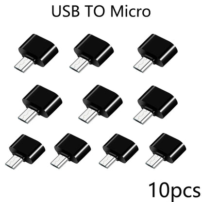 Adaptateur Mini type-c vers USB 3.0 USB-C mâle OTG A femelle, connecteur de données pour MacBook ProiPadMini 6/ProMacBookAirType CDevice