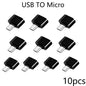 Adaptateur Mini type-c vers USB 3.0 USB-C mâle OTG A femelle, connecteur de données pour MacBook ProiPadMini 6/ProMacBookAirType CDevice