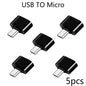 Adaptateur Mini type-c vers USB 3.0 USB-C mâle OTG A femelle, connecteur de données pour MacBook ProiPadMini 6/ProMacBookAirType CDevice