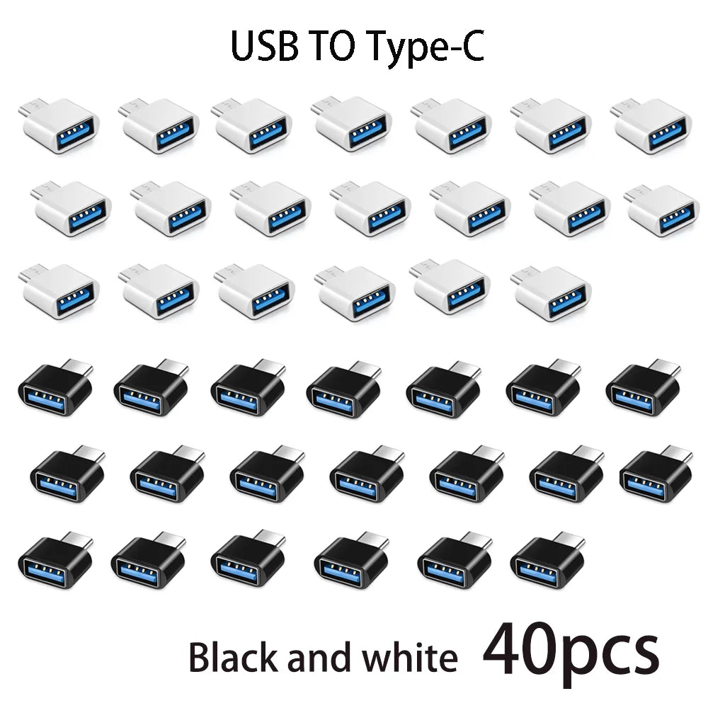 Adaptateur Mini type-c vers USB 3.0 USB-C mâle OTG A femelle, connecteur de données pour MacBook ProiPadMini 6/ProMacBookAirType CDevice