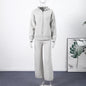 Ensemble pantalon en tricot élégant pour femmes, vestes décontractées à capuche et fermeture éclair, manches longues, pantalon de Sport Long, nouvelle collection printemps 2026