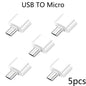 Adaptateur Mini type-c vers USB 3.0 USB-C mâle OTG A femelle, connecteur de données pour MacBook ProiPadMini 6/ProMacBookAirType CDevice