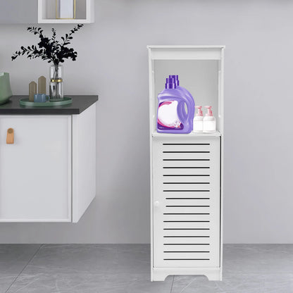 Armoire de rangement de salle de bain, étagère de placard en PVC blanc 28x25x90cm, support de rangement de mouchoirs, organisateur de meubles de salle de bains et de toilettes