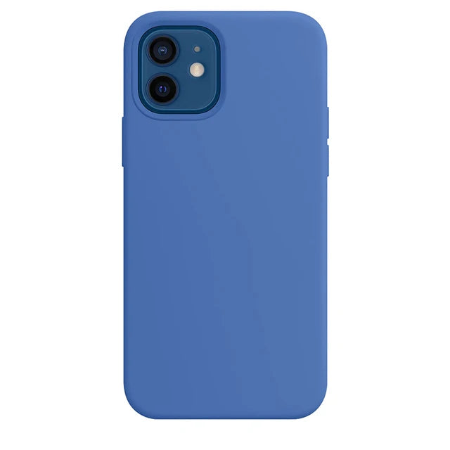 Coques en silicone originales pour iPhone 17 16 15 12 14 13 Pro Max 15 16 Plus, coque avec logo pour Apple iPhone 11 14 15 16 17 Pro