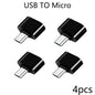Adaptateur Mini type-c vers USB 3.0 USB-C mâle OTG A femelle, connecteur de données pour MacBook ProiPadMini 6/ProMacBookAirType CDevice