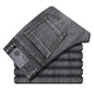 Pantalones vaqueros elásticos de algodón para hombre, Vaqueros de mezclilla finos informales de negocios, color gris, primavera y verano, nuevo ajuste recto y ligero