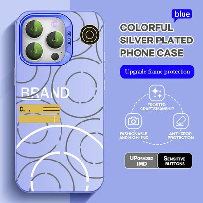 Is-landS – coque de téléphone à motif St-ones, marque cool, noire, couleur argent, pour lPhone 17 16 e 15 14 13 12 11 Pro Max Plus