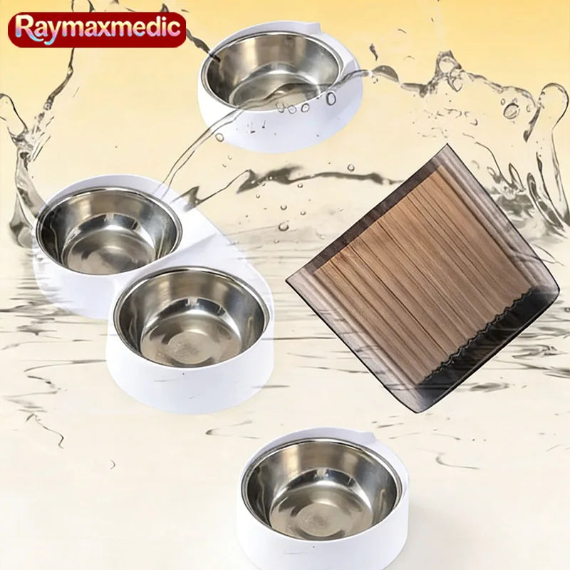 Raymax 5L Automatic Feeder Cat Dog Pets Camera Smart Food Dispenser WiFi Video Timing Quantitative Stainless Steel Feeding Bowl