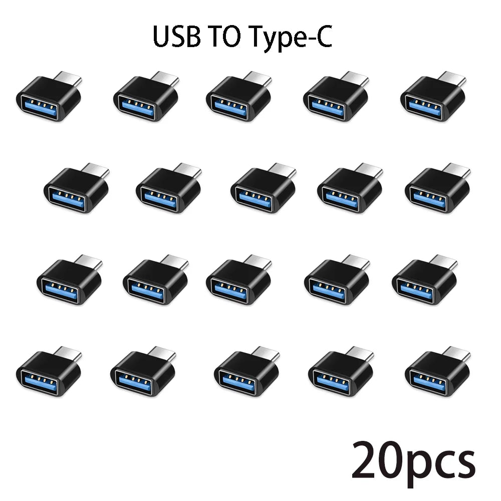 Adaptateur Mini type-c vers USB 3.0 USB-C mâle OTG A femelle, connecteur de données pour MacBook ProiPadMini 6/ProMacBookAirType CDevice