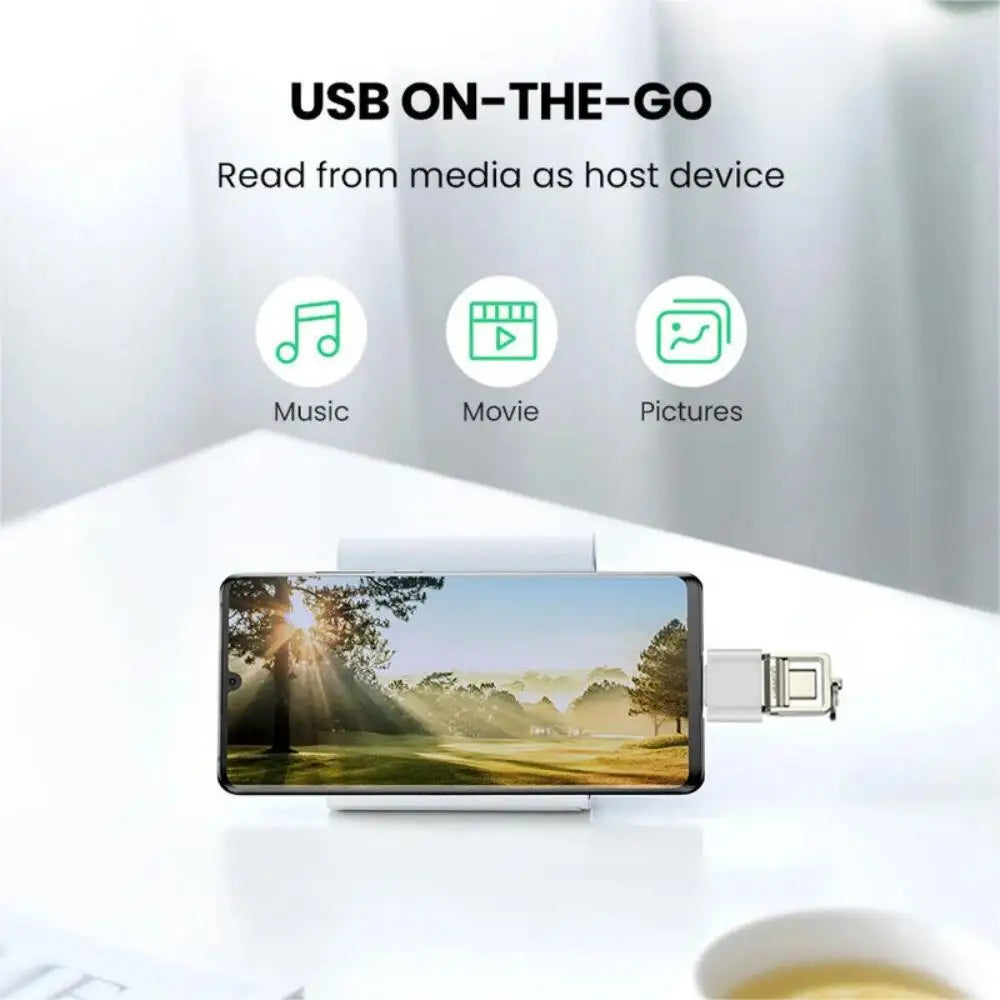 Adaptateur Mini type-c vers USB 3.0 USB-C mâle OTG A femelle, connecteur de données pour MacBook ProiPadMini 6/ProMacBookAirType CDevice