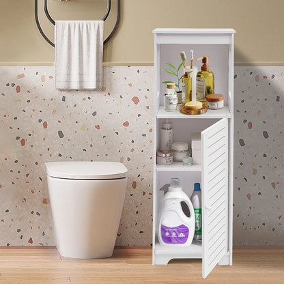 Armoire de rangement de salle de bain, étagère de placard en PVC blanc 28x25x90cm, support de rangement de mouchoirs, organisateur de meubles de salle de bains et de toilettes