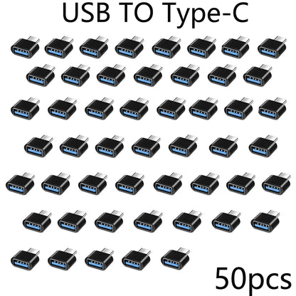 Adaptateur Mini type-c vers USB 3.0 USB-C mâle OTG A femelle, connecteur de données pour MacBook ProiPadMini 6/ProMacBookAirType CDevice