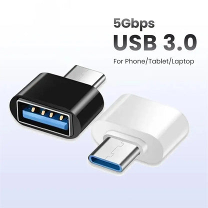 Adaptateur Mini type-c vers USB 3.0 USB-C mâle OTG A femelle, connecteur de données pour MacBook ProiPadMini 6/ProMacBookAirType CDevice