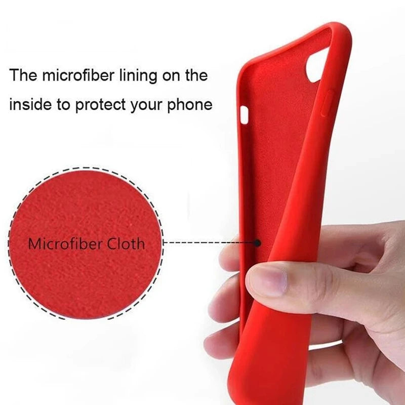 Coques en silicone originales pour iPhone 17 16 15 12 14 13 Pro Max 15 16 Plus, coque avec logo pour Apple iPhone 11 14 15 16 17 Pro