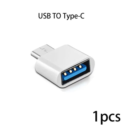 Adaptateur Mini type-c vers USB 3.0 USB-C mâle OTG A femelle, connecteur de données pour MacBook ProiPadMini 6/ProMacBookAirType CDevice