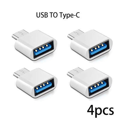 Adaptateur Mini type-c vers USB 3.0 USB-C mâle OTG A femelle, connecteur de données pour MacBook ProiPadMini 6/ProMacBookAirType CDevice