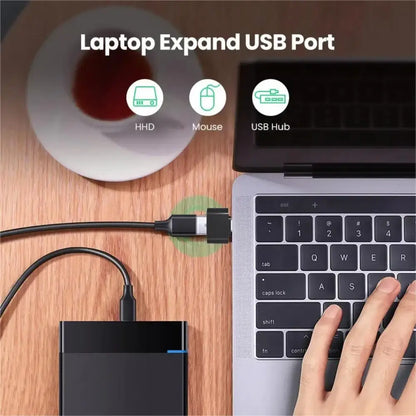 Adaptateur Mini type-c vers USB 3.0 USB-C mâle OTG A femelle, connecteur de données pour MacBook ProiPadMini 6/ProMacBookAirType CDevice