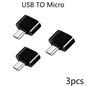 Adaptateur Mini type-c vers USB 3.0 USB-C mâle OTG A femelle, connecteur de données pour MacBook ProiPadMini 6/ProMacBookAirType CDevice