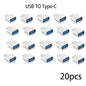 Adaptateur Mini type-c vers USB 3.0 USB-C mâle OTG A femelle, connecteur de données pour MacBook ProiPadMini 6/ProMacBookAirType CDevice